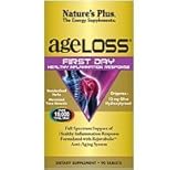 Nature's Plus - Ageloss First Day, Anti-inflammation Herbal Formula, 90 Tabs