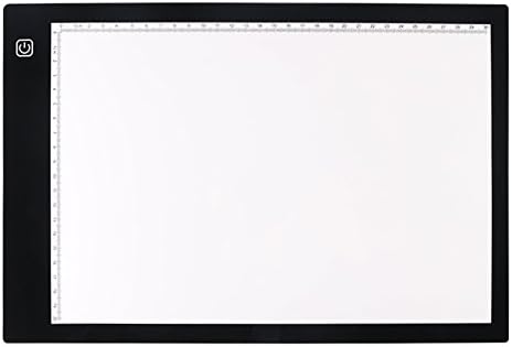 Zmsj A4 Size LED Light Box Thin Portable Pad USB Power Tracing Board for Sketching and Drawing(Black)