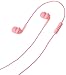 AmazonBasics In-Ear Wired Headphones Earbuds with Microphone, Pinkthumb 2