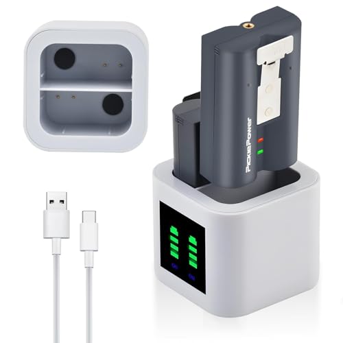 Photo 1 of 2 Pack for Ring Battery, 6040mAh Battery with Charger Station for Ring-Doorbell 2/3/4/3plus, Stick-Up Cam (2nd & 3rd Gen), Spotlight Camera and Peephole Cam