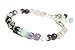 Swirl Fertility and Pregnancy Bracelet Featuring Natural Gemstones Rose Quartz, Amethyst, Chrysocolla, Black Onyx, Moonstone, Amazonite