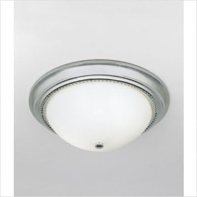 Norwell Lighting 5373-BN-SO Soleil - Two Light Flush Mount, Glass Options: Shiny Opal, Choose Finish: BN: Brushed Nickel