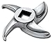 Size 22 Premium Stainless Steel Meat Grinder Knife Cutter for Electric or Manual Fits LEM Cabelas Hobart Torrey Universal Omcan Others
