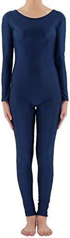 Women Long Sleeve Unitard Gymnastics Costumes Yoga Bodysuit Dancewear