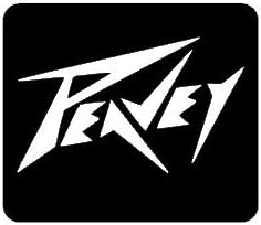 PEAVY Vinyl Decal 3001 Personalize Your Car Window, SUV, Guitar Case or Laptop. Great Gift for Music Lovers (6"x6", White)