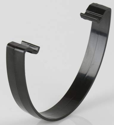 Pack of 3 x BR070CIB Black CAST Iron Effect Brett Martin Spare Gutter Clip for 115 x 75mm Deepstyle Gutter