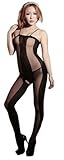 Women Hollowed Fishnet Crotchless Bodystocking Pantyhose Stockings Lingerie