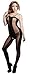 Women Hollowed Fishnet Crotchless Bodystocking Pantyhose Stockings Lingerie