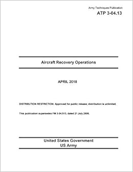 Army Techniques Publication Atp 3 0413 Aircraft Recovery - 