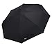 Fidus Upgraded Mini Travel Sun&Rain Windproof Umbrella - Lightweight Folding Compact Portable Parasol Outdoor Umbrellas for Men Women Kids-Black