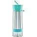 Aqua Zinger by Zing Anything, Stainless Steel Infuser Bottle, Double Wall Insulate Reusable Water Bottle, Citrus Infusion, Active Infusion, Food Grade 18/8 Stainless Steel, Hydration, 20 oz., Blue