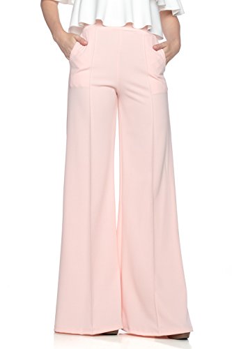 Cemi ceri women s j2 love flowing palazzo pants, large, blush