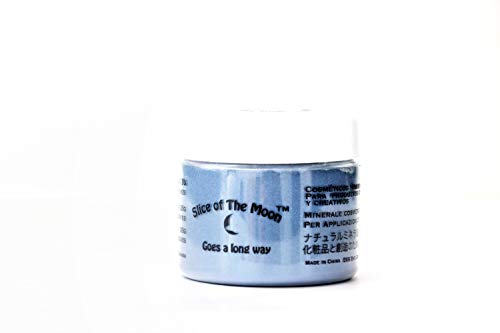 Slice of the Moon: Flashing Blue Mica Powder 1oz, Cosmetic Mica, Soap Making, Candle Making,Resin Dye, Lip Balm, Eye Liner Mica