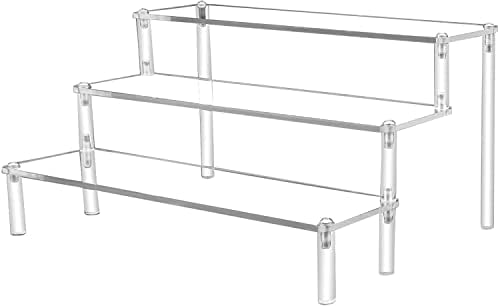 U HOOME Acrylic Riser Display Shelf, Clear Acrylic Display Riser Shelf ...