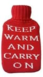 Warm Tradition Keep Warm and Carry On Knit Hot Water Bottle Cover- COVER ONLY