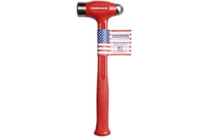 Trusty-Cook Ball Peen Dead Blow Hammer (36oz, Red)