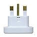 UK Travel Plug Adapter(Type G) for UK, Hong Kong, Malaysia, Singapore, Kenya, Saudi Arabia - Grounded & Universal with Safety Shutter