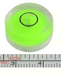 Tres 18 mm circular Nivel de burbuja 8,6 mm de grosor uso con trípode etc. Nueva