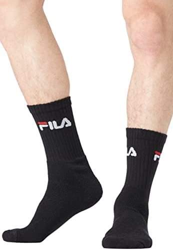 Chaussette Homme Coton - Lot de 6 - Chaussettes Sport Homme, Ajustement Parfait & Respirantes, Taille 39/42 - Noir