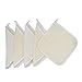 5 Pack Soft Weave Home Spa Bath Shower Exfoliating Massage Face Body Wash Cloths, Dual-Sided With Exfoliating Scrub and Soft Terry Cloth Towel