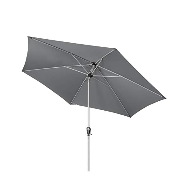 doppler Active Auto Tilt 320 – Kurbel Sonnenschirm ideal für Terrasse und Garten – Knickbar – ca. 320 cm