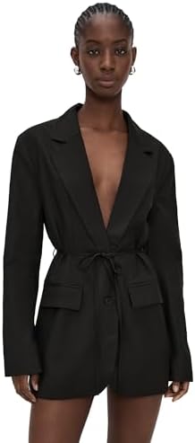 good american velvet blazer mini dress Good American Exec Velvet Blazer Mini Dress