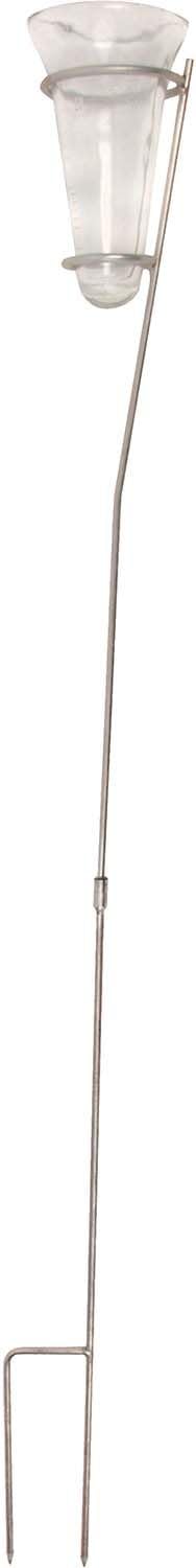 Esschert Design TH14 134 x 12 x 12cm Glass/Zinc Rain Gauge - White