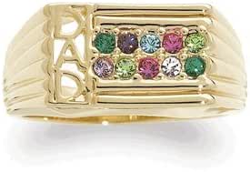 fathers birthstone ring