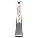 Thermo Tiki Deluxe Propane Outdoor Patio Heater - Pyramid Style w/Dancing Flame (Floor Standing) - Stainless Steel primary