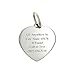 Custom Engraved Personalized Stainless Steel Heart Swaroski Zirconia Dog Pet ID Jewelry Bling Tag