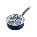 Epicurious Aluminum Nonstick 8-Inch Covered Egg Poacher in Arctic Blue