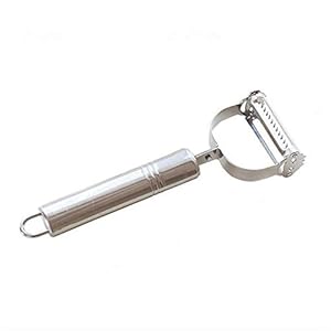 Rvs Dunschiller Aardappel Komkommer Wortel Rasp Groenten Fruit Dunschiller Dubbele Schaafrasp Keuken Gadget