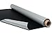 IncStores Rosco 1.2mm Thick Reversible Dance Floor Roll | Low-Reflection Vinyl Marley Dance Flooring for Practice and Performance of Countless Dance Styles | Black/Grey, 10 Ft