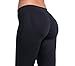 Laisa Sports Women's Compression Thigh Slimming Butt Lift Leggings Hip Push Up Yoga Pants (US X-Small=Asia M, Black)