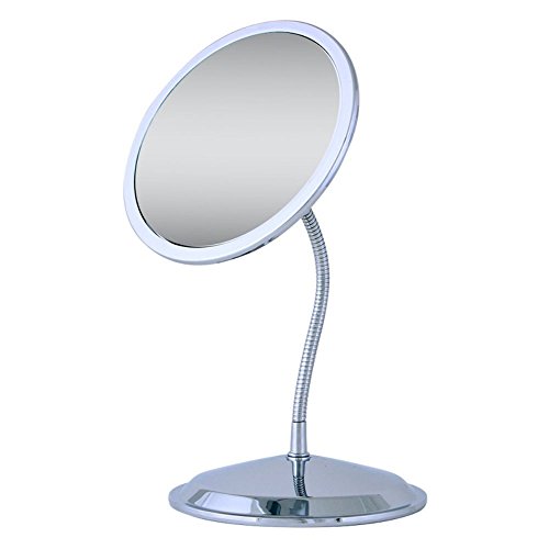 Buy Ovente Travel Makeup Mirror with Gooseneck, op or Wall Versatility