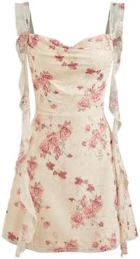toile de jouy shirred ruched mini dress Amazon.com: CIDER Toile de Jouy Shirred Ruched Mini Dress: Peach Pink, L: Clothing, Shoes & Jewelry