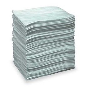 Env Oil Sorbents-Contractor Grade - 15"x19" oil sorbent pad(200 pads/bale)