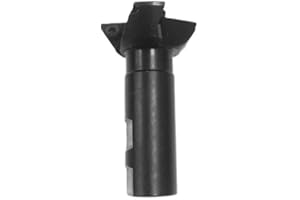 HHIP 2075-0512 60 Degree Indexable Dovetail Cutter, 3 Flute, 2-1/2" Cutting Diameter, 1" Shank, 3.35" OAL, 2-1/2" Cutting Dia