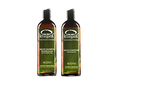 ORGANIC KERATIN POST-TREATMENT SET - SALT & SULFATE FREE SHAMPOO 16oz + CONDITIONER 16oz