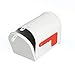 Fun Express Mini White Tinplate Mailbox Toy - 5 inch x 3 inch - Great for Kids Crafts, Valentine's Exchange and Decorating Activities