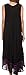 Sakkas A900 Batik Flower Caftan Tank Dress/Cover Up - Black/Purple - One Size