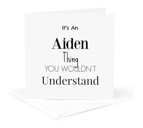 Greeting Card - Its an Aiden Thing - Names
