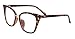 BEISON Womens Cat Eye Mod Fashion Eyeglasses Frame Clear Lens