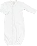 Kissy Kissy Unisex Baby Converter Gown (Baby) - White