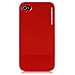 CaseCrown Lux Glider Case for Apple iPhone 4 and 4S - Red Garnet