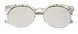 GAMT Sexy High Fashion Designer Inspired Bold Unisex Reflective Sunglasses Non-polarized