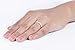 10K White Gold Diamond Wedding/Anniversary Ring Band (1/10 Carat)