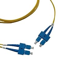 Cablix Single Mode Fiber Optic Patch Cord, Duplex