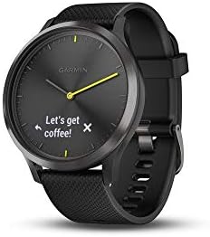 Garmin vivomove HR Hybrid Smartwatch Large Black Renewed