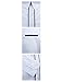 TAM WARE Men's Premium Casual Inner Contrast Slim-Fit Long-Sleeve Button Down Dress Shirt TWNMS310-1-CMS03-WHITE-US M